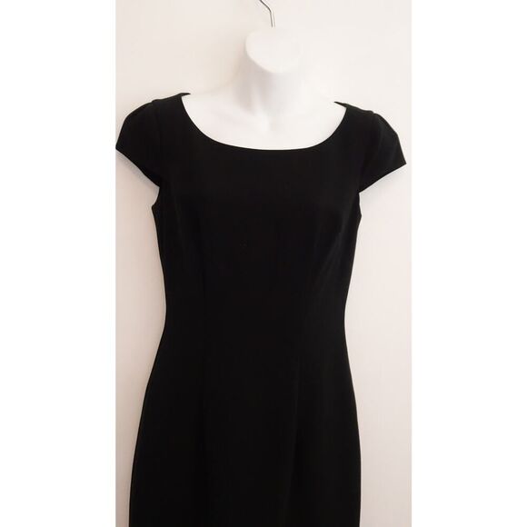 Black Halo Women's Kusia Cap Sleeve Midi Sheath Dress Sz 2 NWOT 498 - Picture 6 of 13